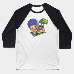 Cozy Couch Baseball T-Shirt